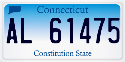 CT license plate AL61475