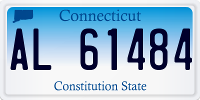 CT license plate AL61484