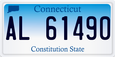 CT license plate AL61490