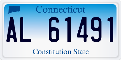 CT license plate AL61491