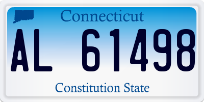 CT license plate AL61498