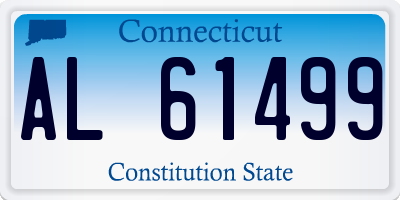 CT license plate AL61499