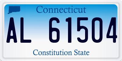 CT license plate AL61504