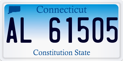 CT license plate AL61505