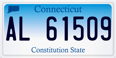 CT license plate AL61509