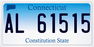 CT license plate AL61515