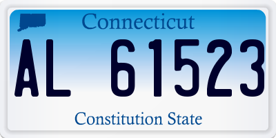 CT license plate AL61523