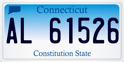 CT license plate AL61526