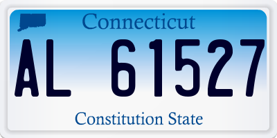 CT license plate AL61527