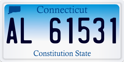 CT license plate AL61531