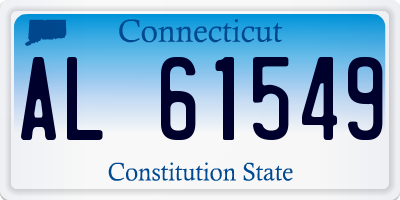 CT license plate AL61549