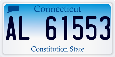 CT license plate AL61553
