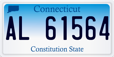 CT license plate AL61564