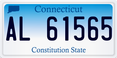 CT license plate AL61565