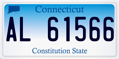 CT license plate AL61566