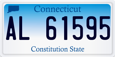 CT license plate AL61595