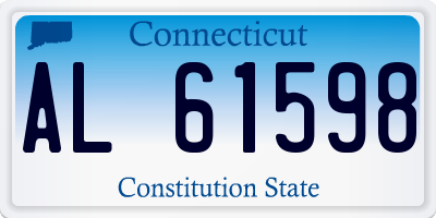 CT license plate AL61598