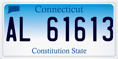 CT license plate AL61613