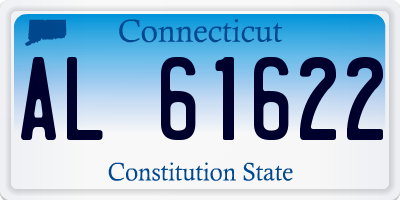CT license plate AL61622