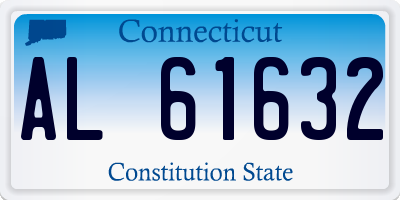 CT license plate AL61632