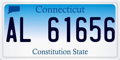 CT license plate AL61656