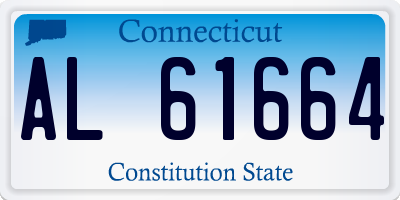 CT license plate AL61664
