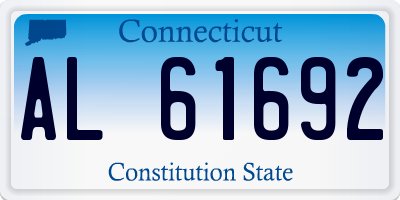 CT license plate AL61692