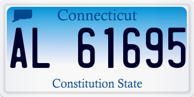 CT license plate AL61695