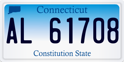 CT license plate AL61708