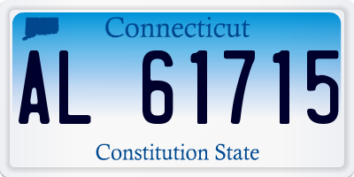 CT license plate AL61715