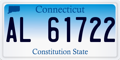 CT license plate AL61722