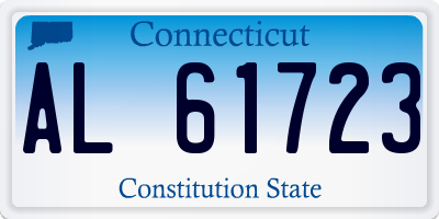CT license plate AL61723