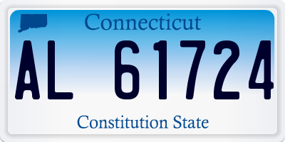 CT license plate AL61724