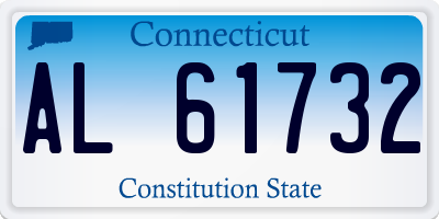 CT license plate AL61732