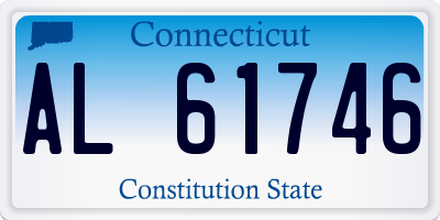 CT license plate AL61746