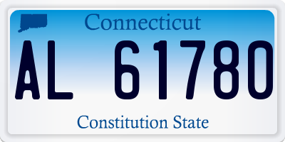 CT license plate AL61780