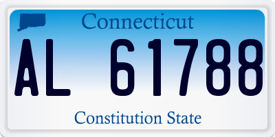 CT license plate AL61788