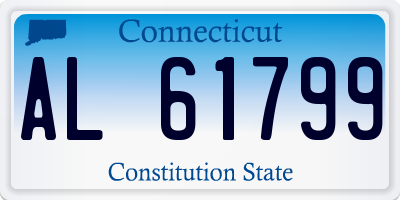 CT license plate AL61799