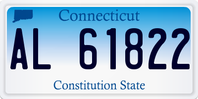 CT license plate AL61822
