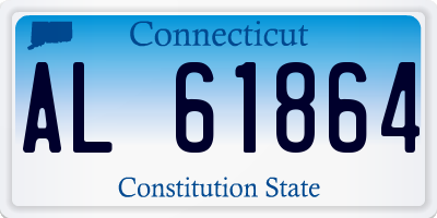 CT license plate AL61864