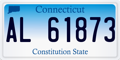 CT license plate AL61873