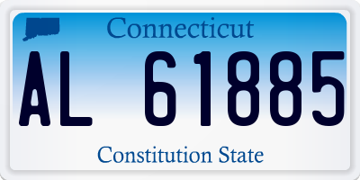CT license plate AL61885