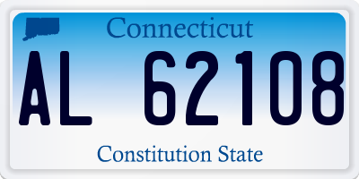 CT license plate AL62108