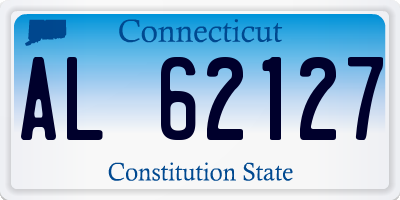 CT license plate AL62127