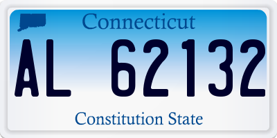 CT license plate AL62132