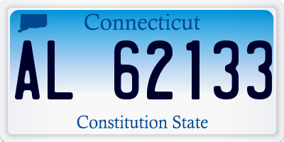 CT license plate AL62133