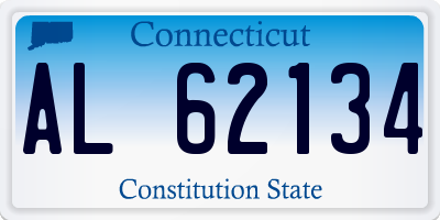CT license plate AL62134