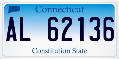 CT license plate AL62136