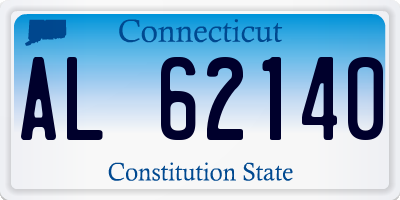 CT license plate AL62140