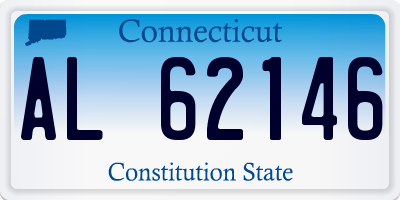 CT license plate AL62146